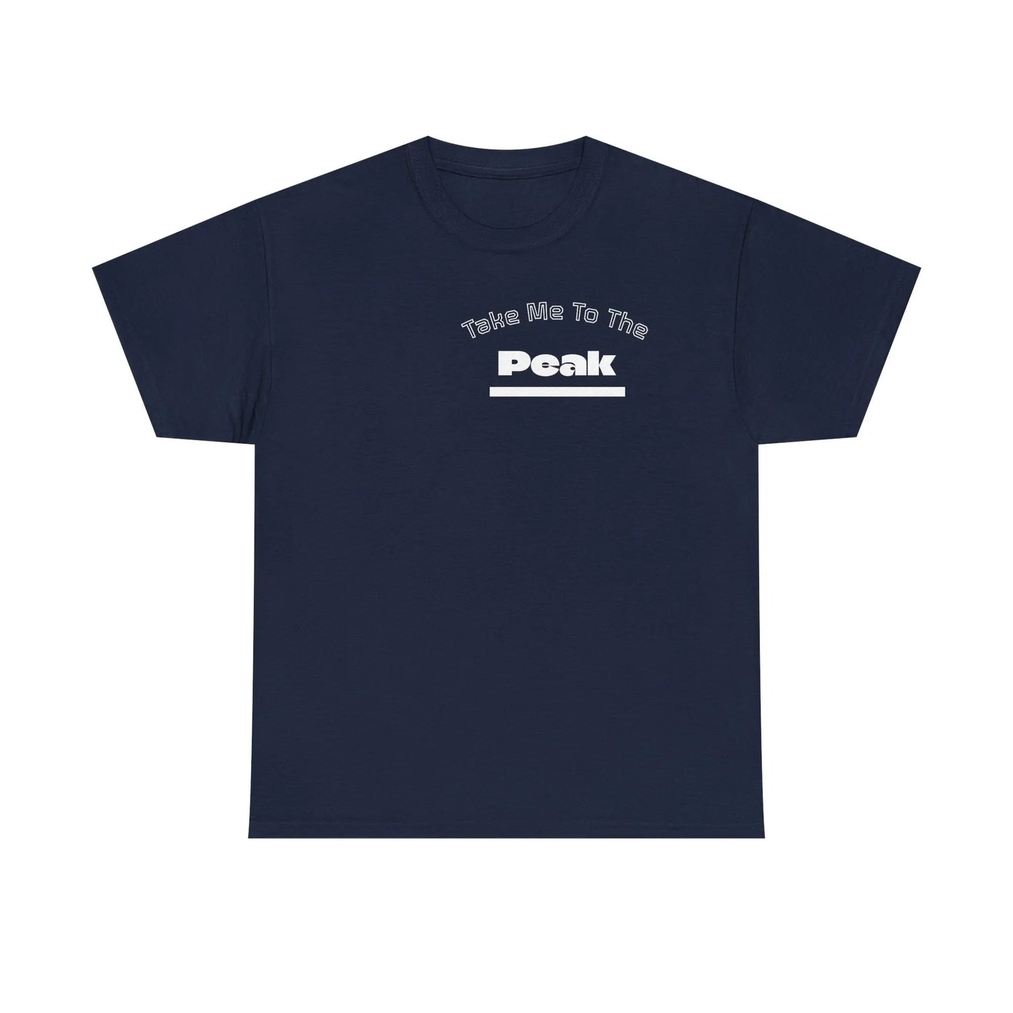 Take Me To The Peak T-Shirt — Mountain Night Graphic Tee Printify