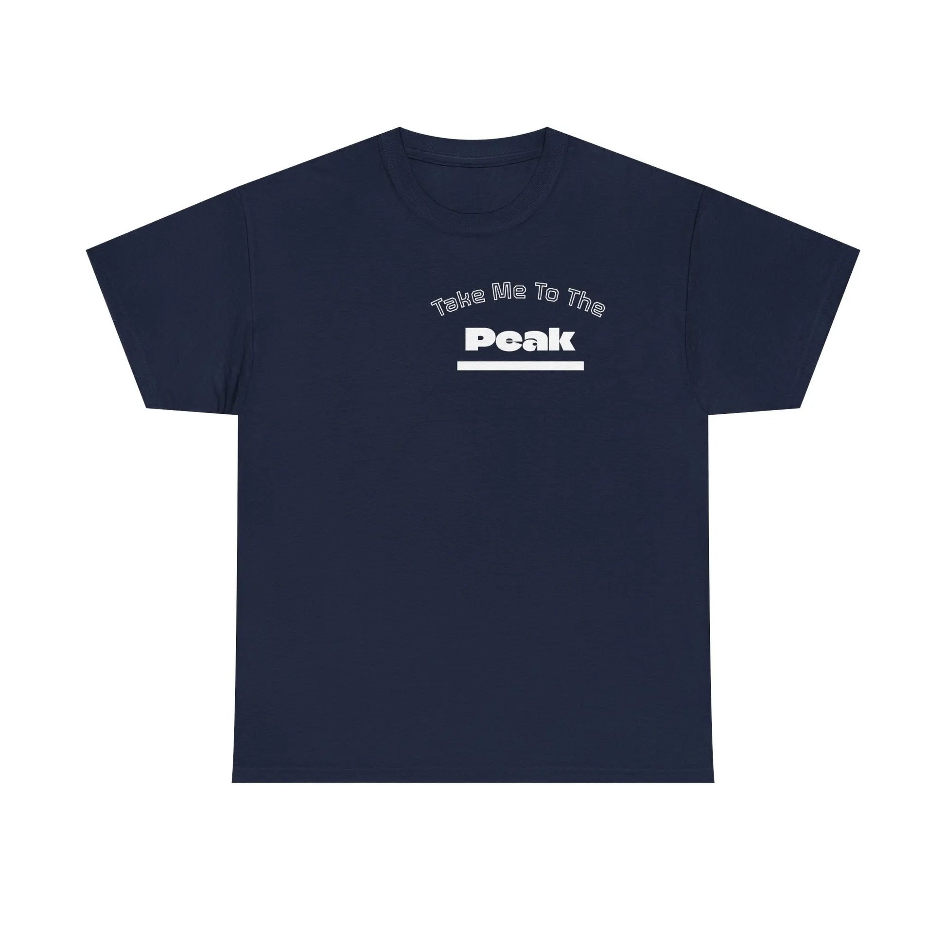 Take Me To The Peak T-Shirt — Mountain Night Graphic Tee Printify