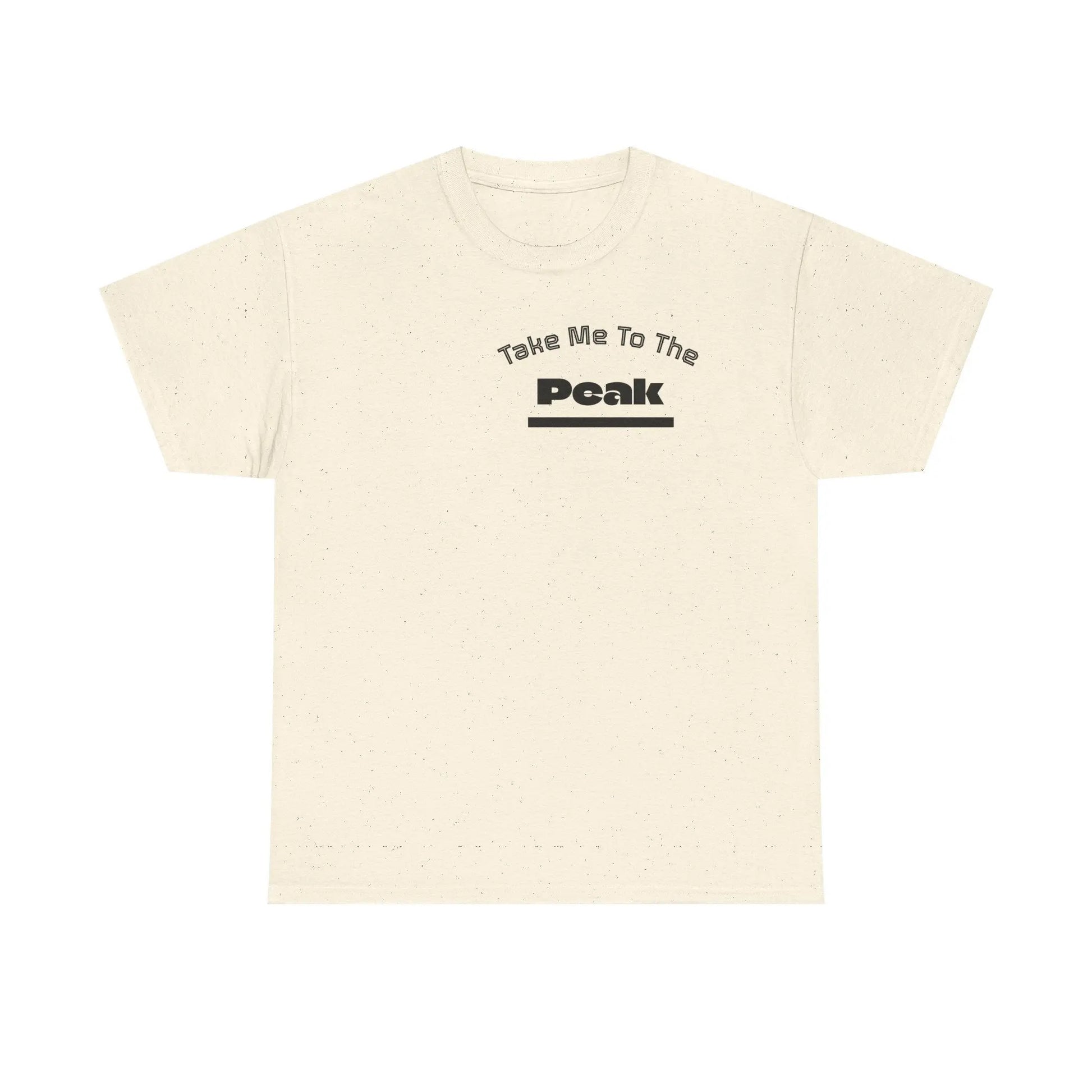 Take Me To The Peak T-Shirt — Mountain Night Graphic Tee Printify