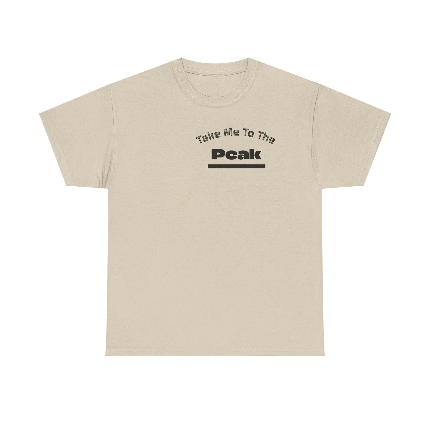 Take Me To The Peak T-Shirt — Mountain Night Graphic Tee Printify