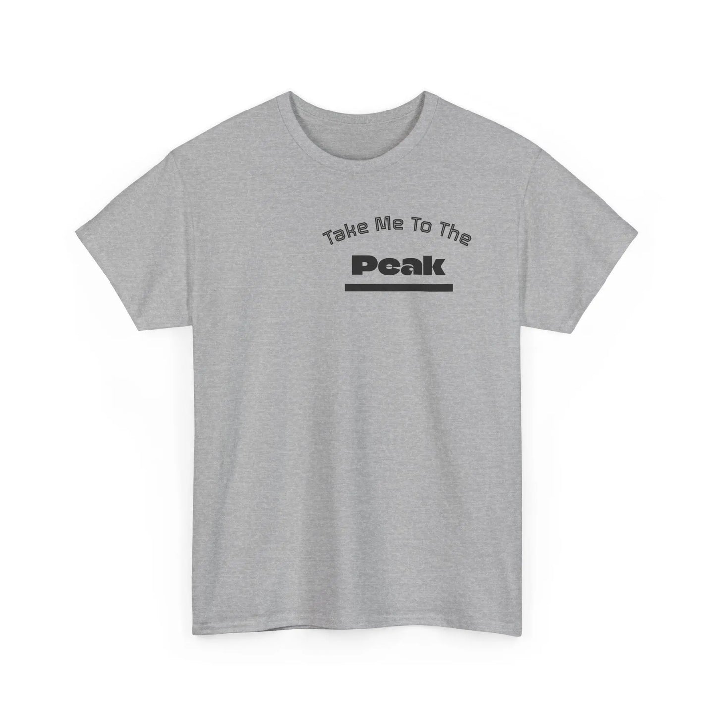 Take Me To The Peak T-Shirt — Mountain Night Graphic Tee Printify