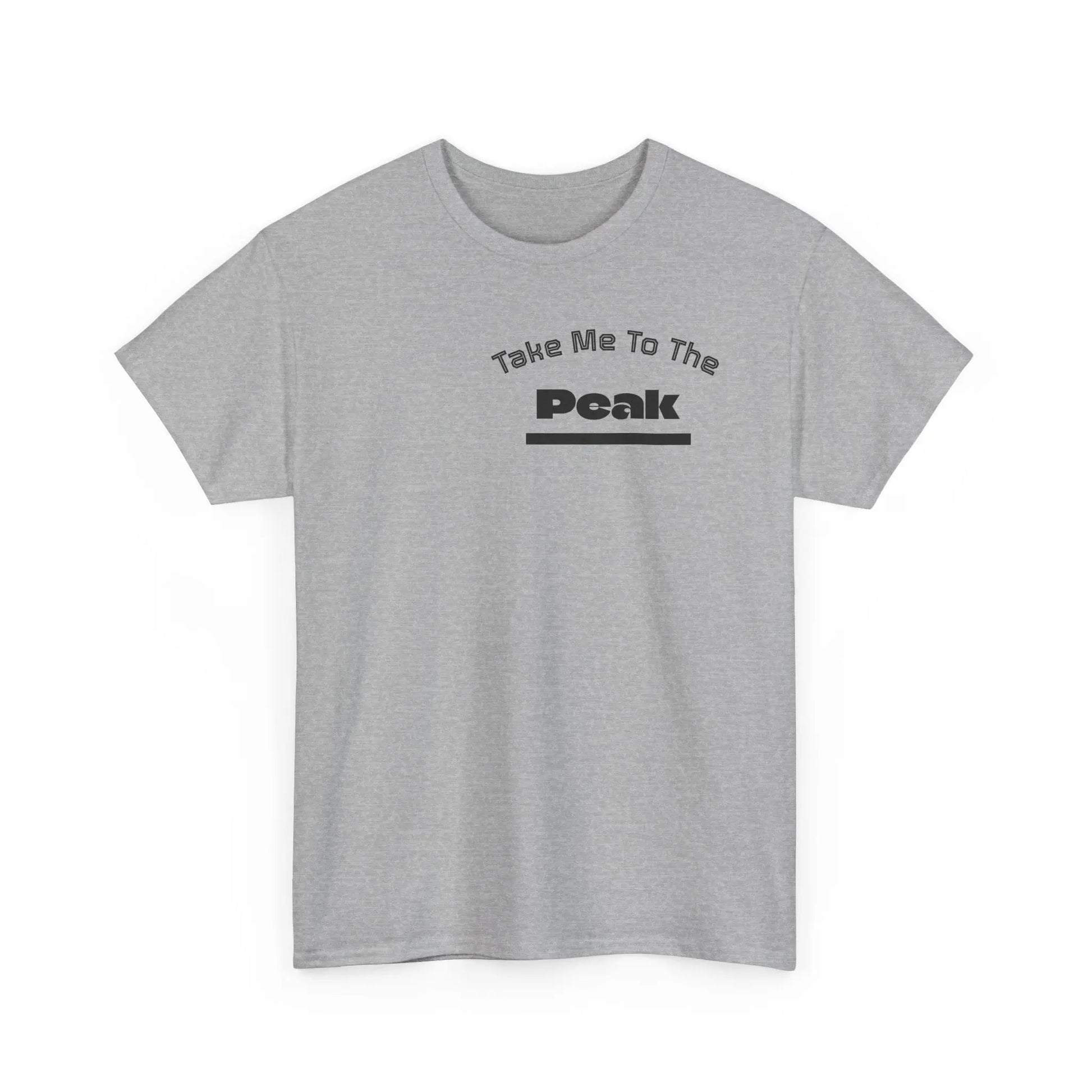 Take Me To The Peak T-Shirt — Mountain Night Graphic Tee Printify
