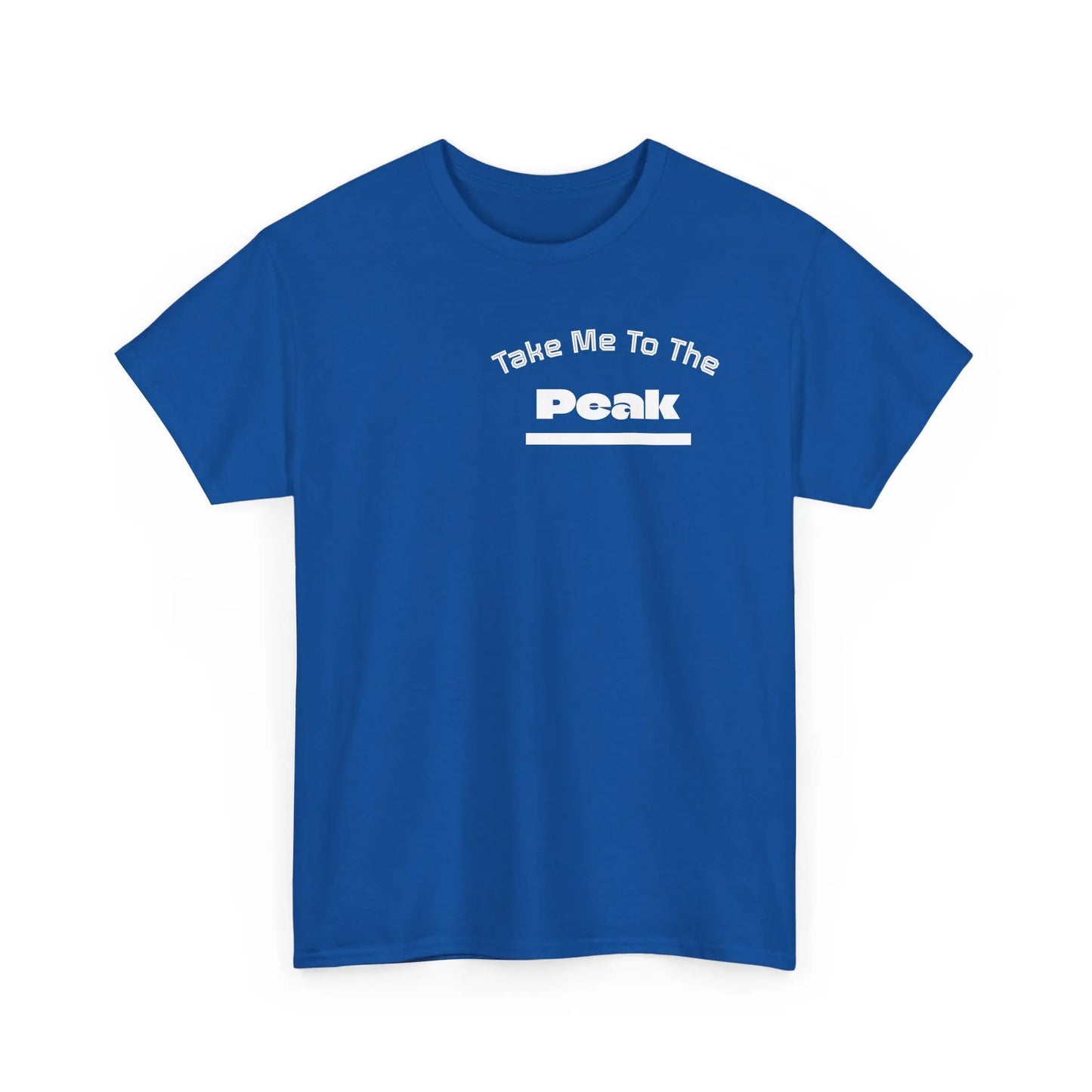Take Me To The Peak T-Shirt — Mountain Night Graphic Tee Printify