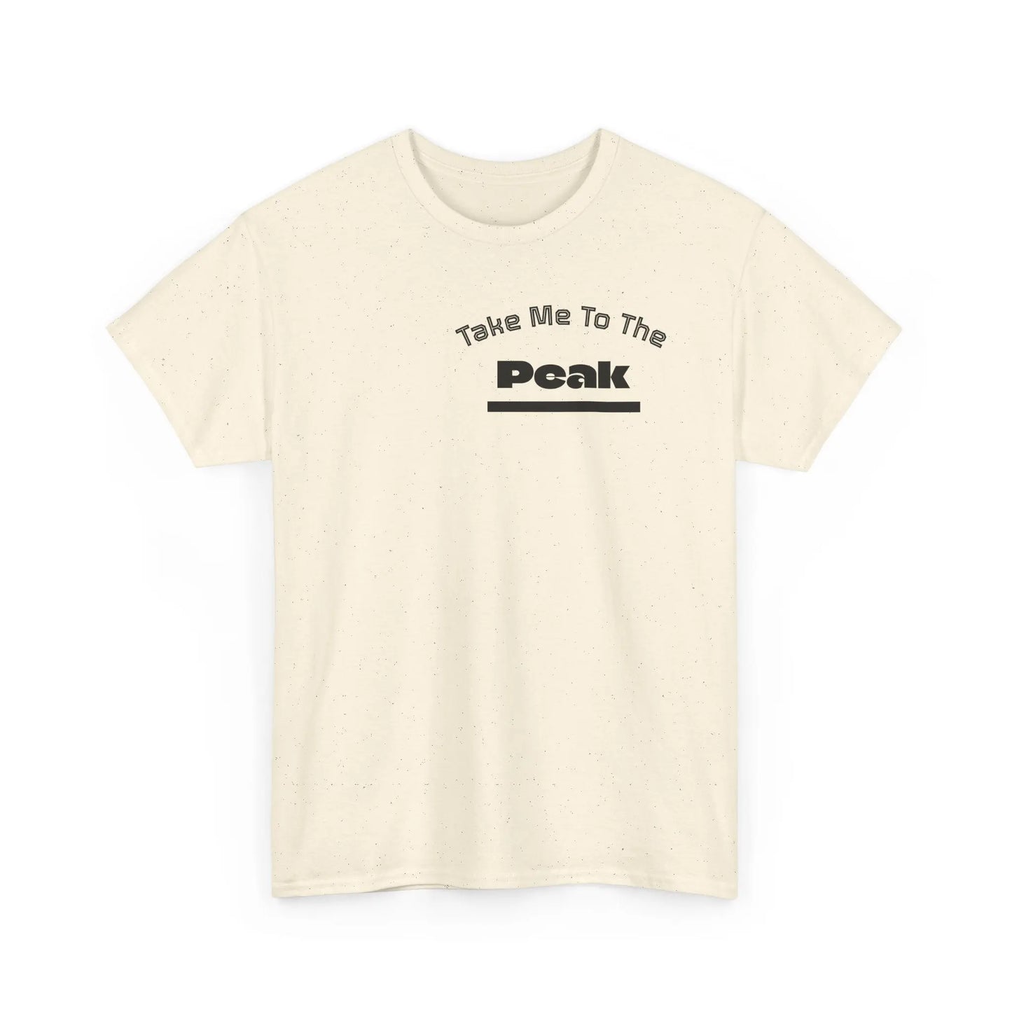 Take Me To The Peak T-Shirt — Mountain Night Graphic Tee Printify