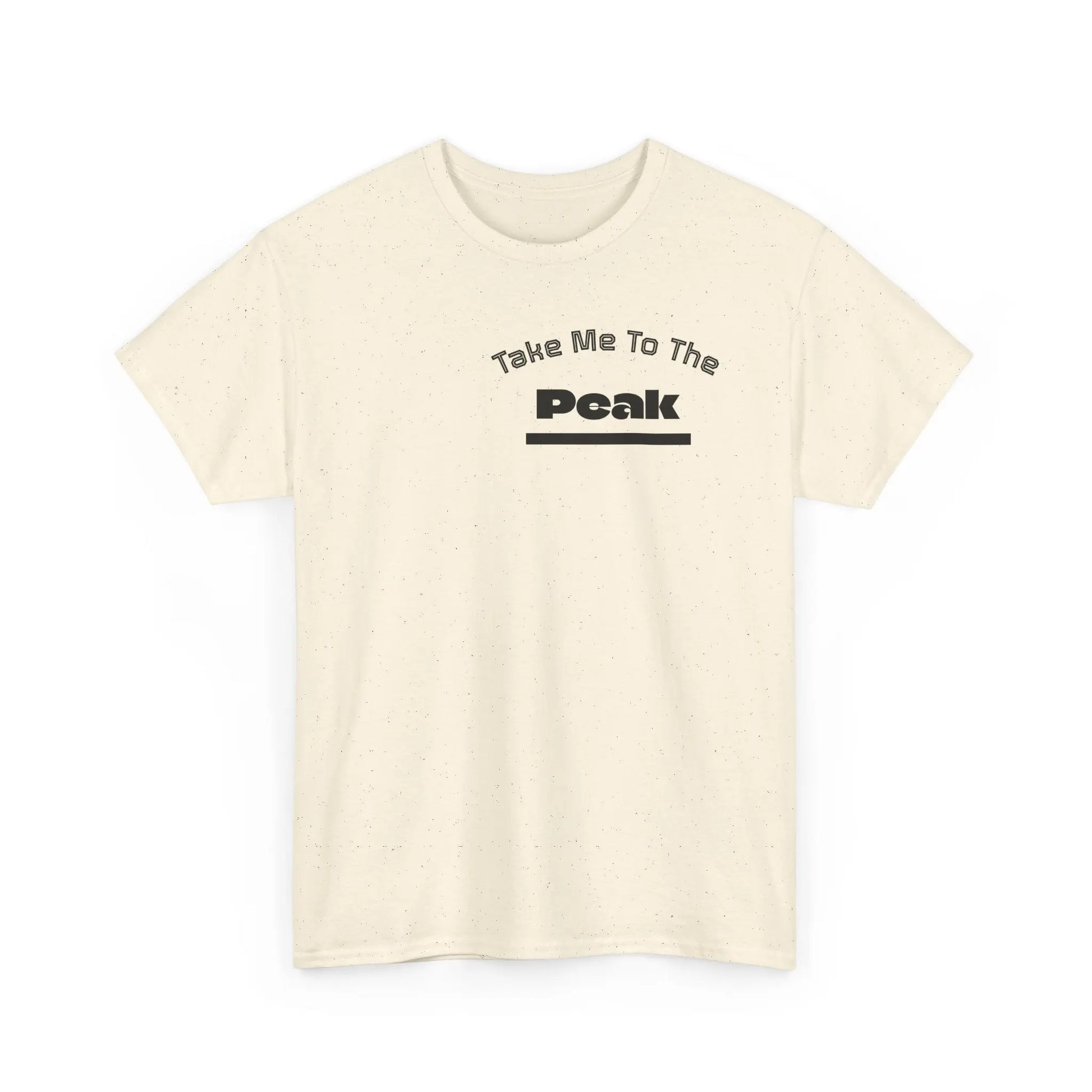Take Me To The Peak T-Shirt — Mountain Night Graphic Tee Printify