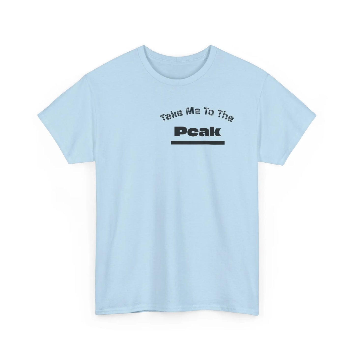 Take Me To The Peak T-Shirt — Mountain Night Graphic Tee Printify