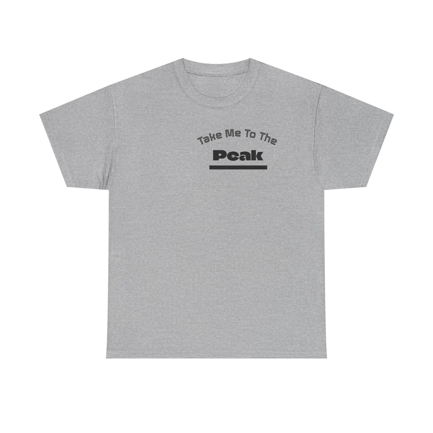 Take Me To The Peak T-Shirt — Mountain Night Graphic Tee Printify