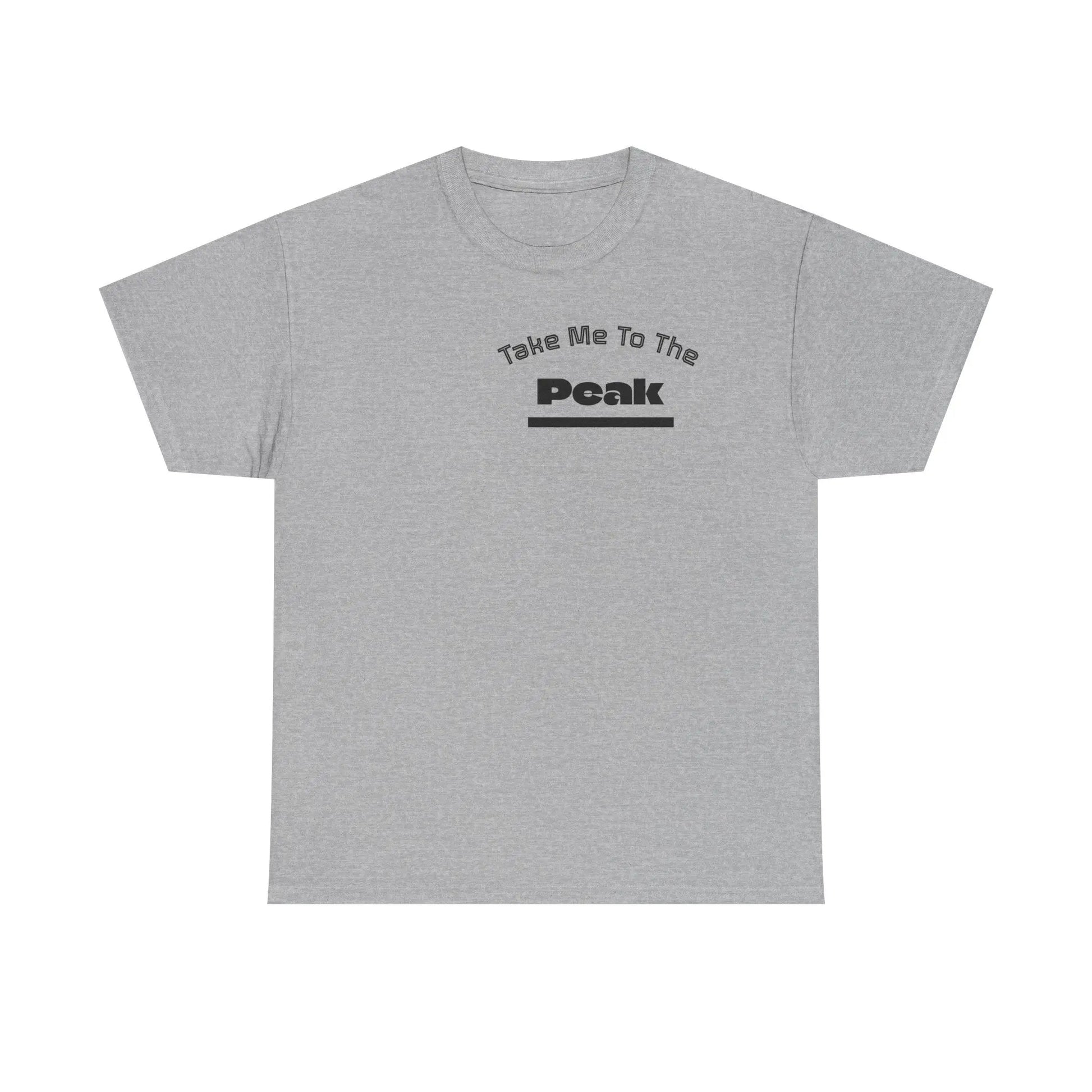Take Me To The Peak T-Shirt — Mountain Night Graphic Tee Printify
