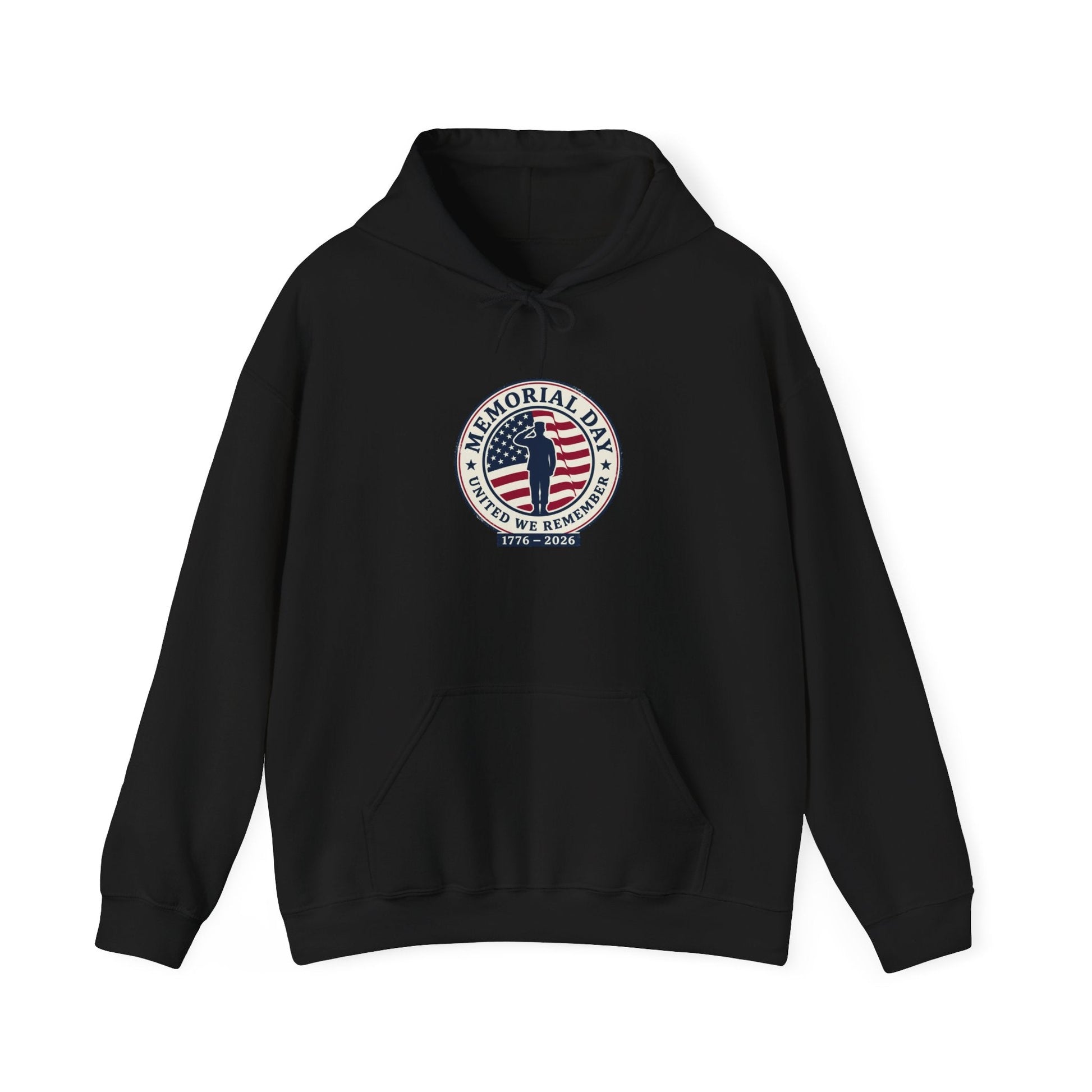 USA 250 Memorial Day Hoodie | 1776–2026 Vintage Distressed Patriotic Printify