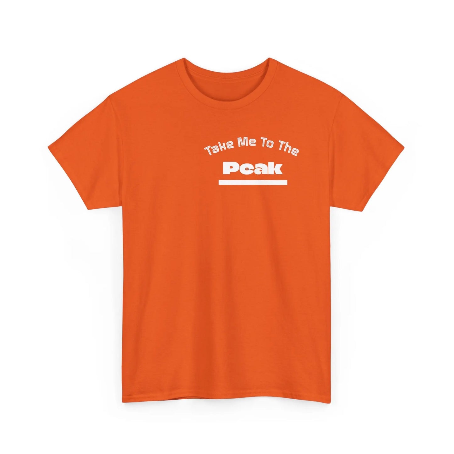 Take Me To The Peak T-Shirt — Mountain Night Graphic Tee Printify