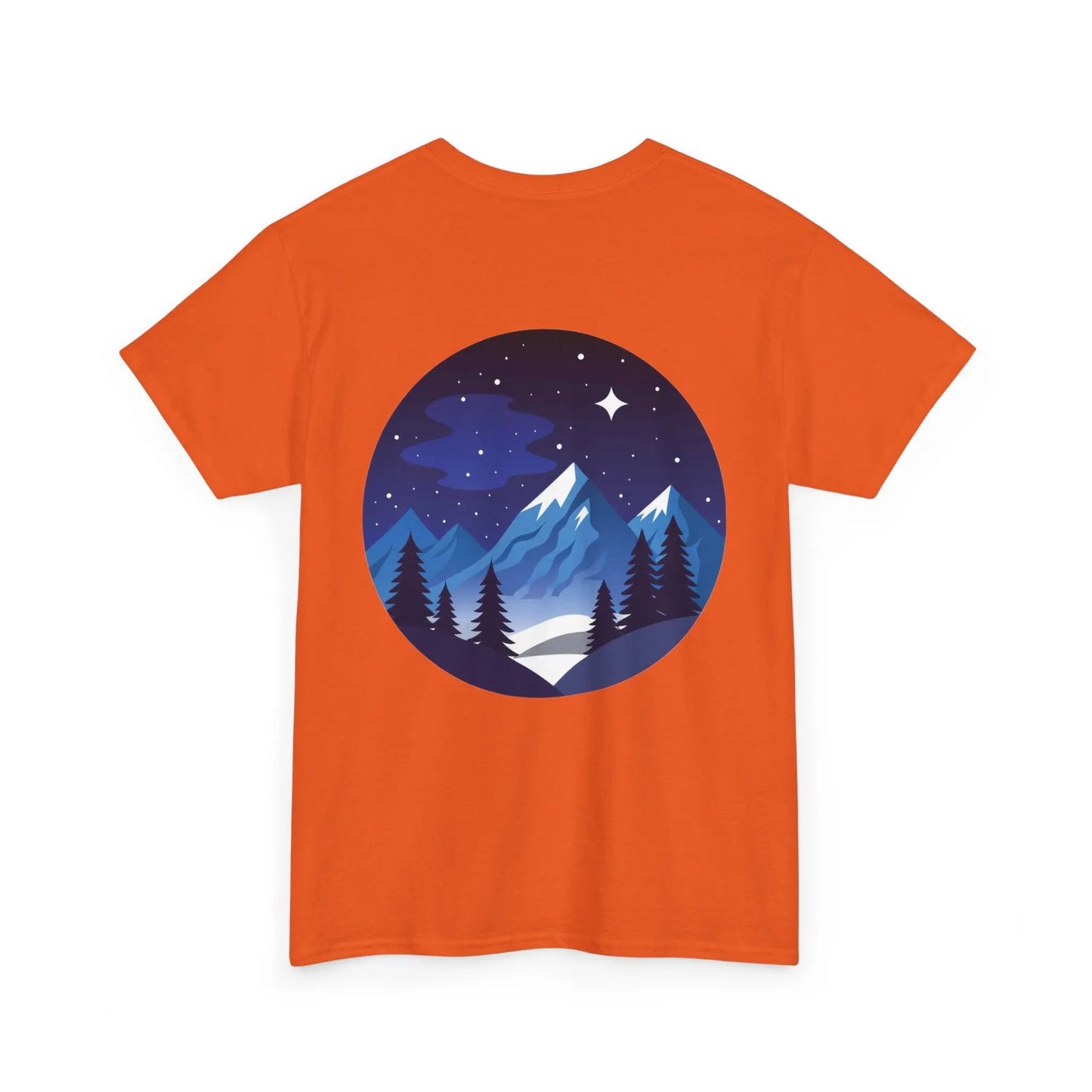 Take Me To The Peak T-Shirt — Mountain Night Graphic Tee Printify