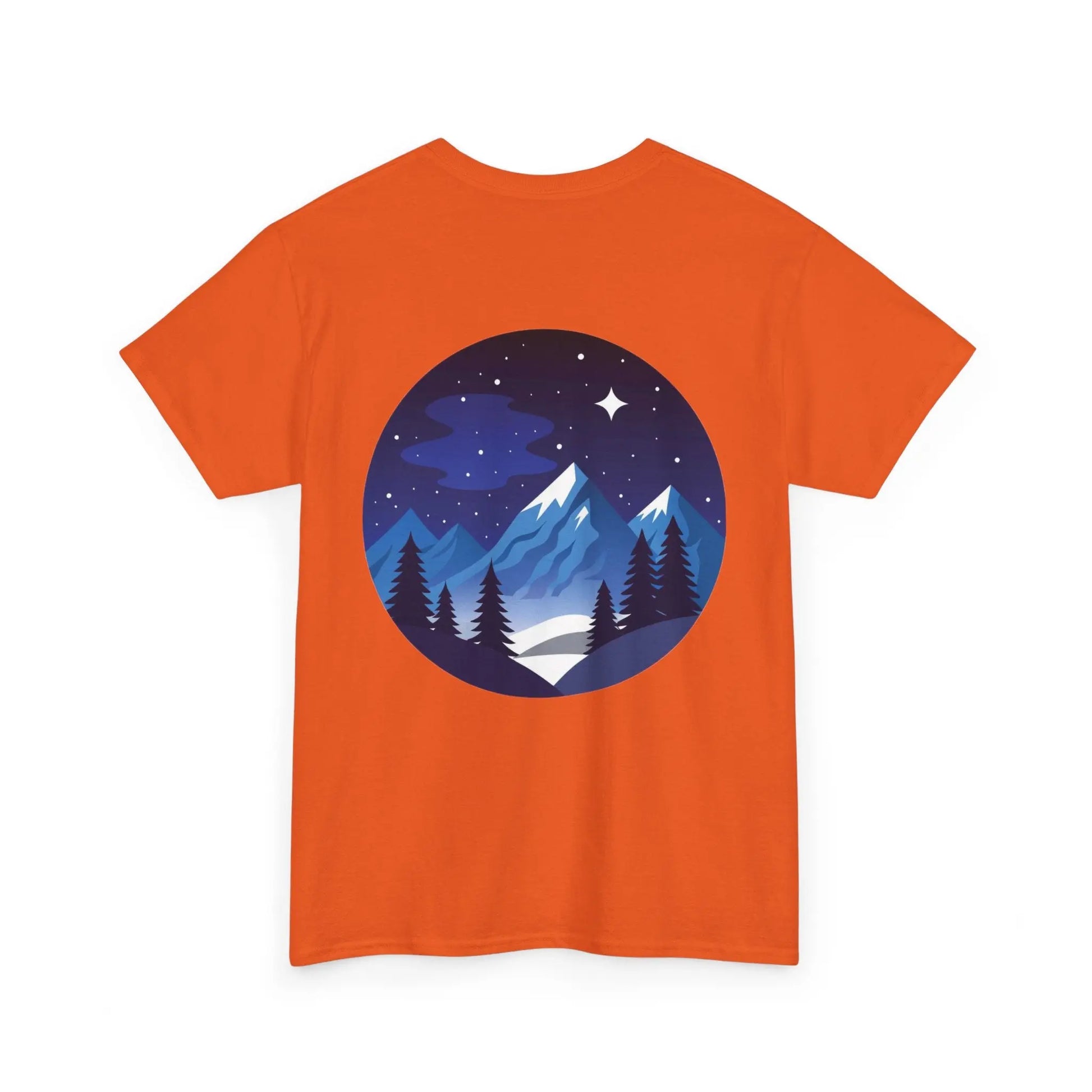 Take Me To The Peak T-Shirt — Mountain Night Graphic Tee Printify