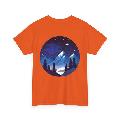 Take Me To The Peak T-Shirt — Mountain Night Graphic Tee Printify