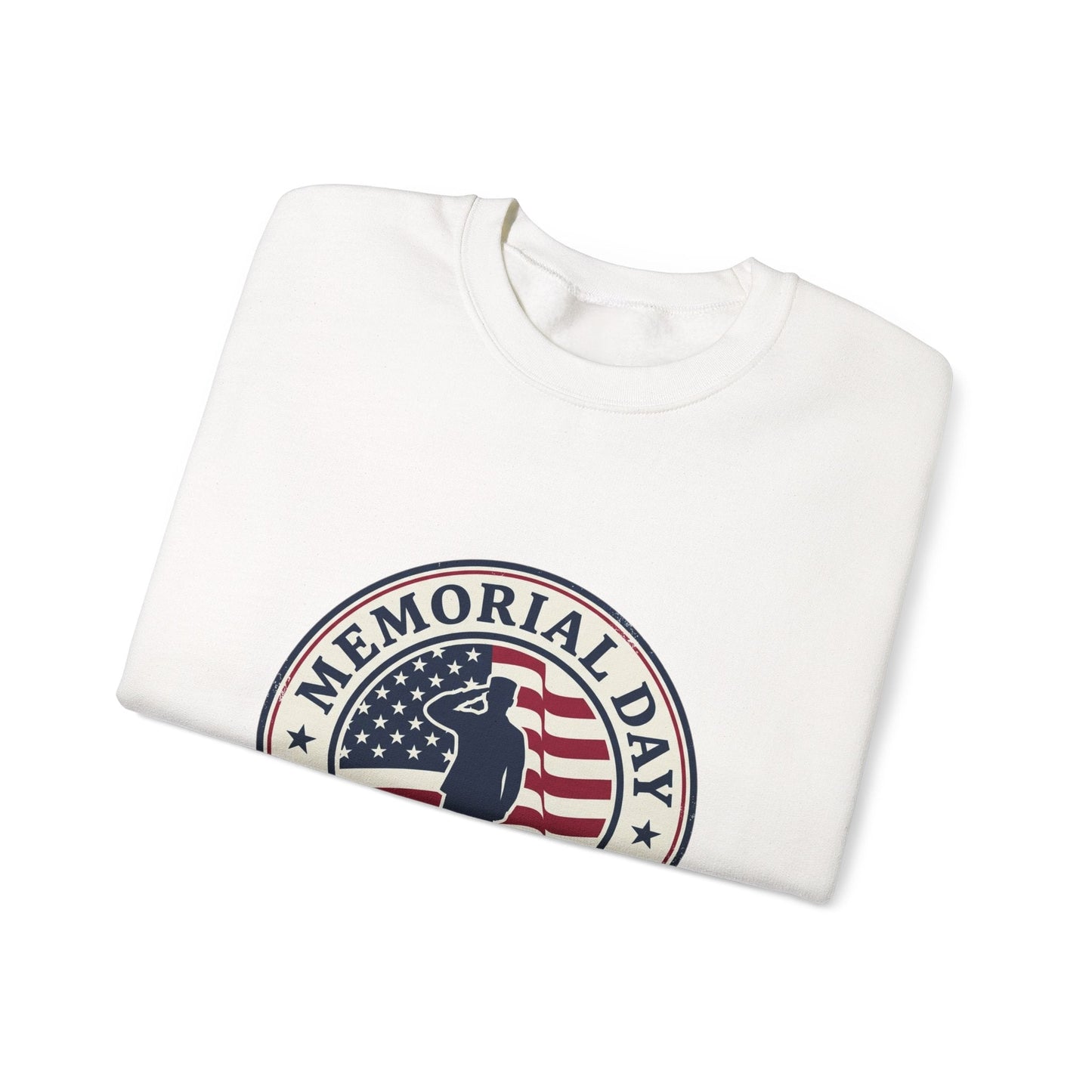 Memorial Day 1776–2026 Crewneck, USA 250 Vintage Distressed Americana Printify
