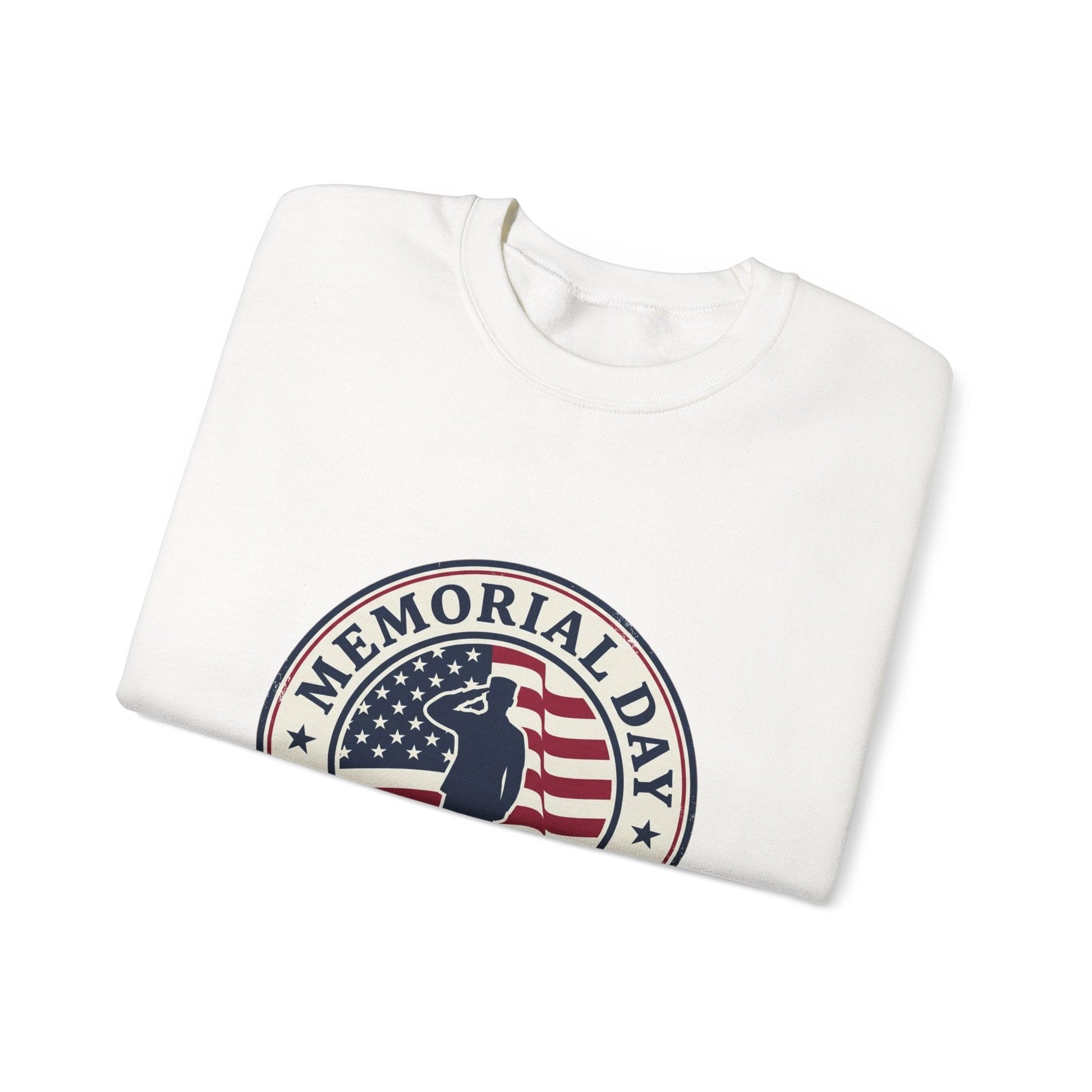 Memorial Day 1776–2026 Crewneck, USA 250 Vintage Distressed Americana Printify