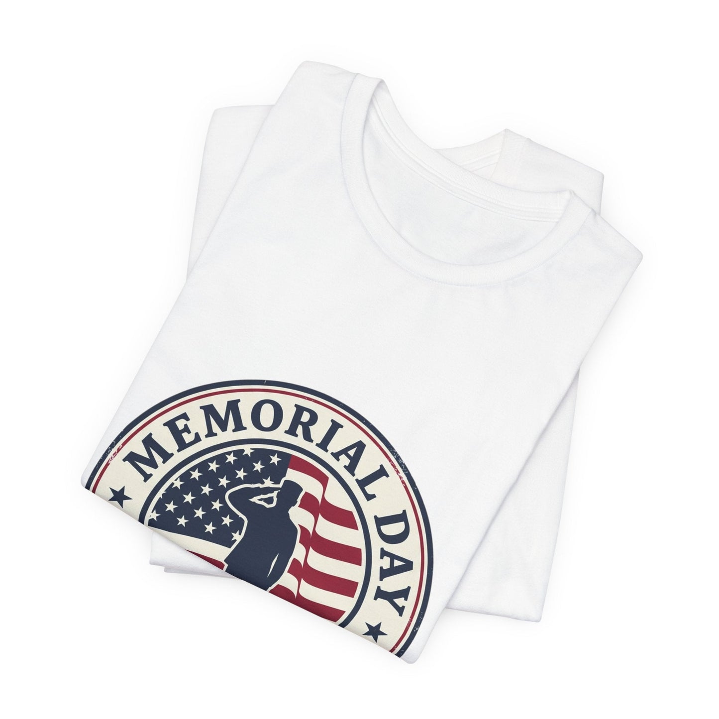 Memorial Day 1776–2026 USA 250 Vintage Distressed Tee | Patriotic Red White Blue Printify