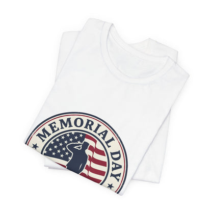 Memorial Day 1776–2026 USA 250 Vintage Distressed Tee | Patriotic Red White Blue Printify
