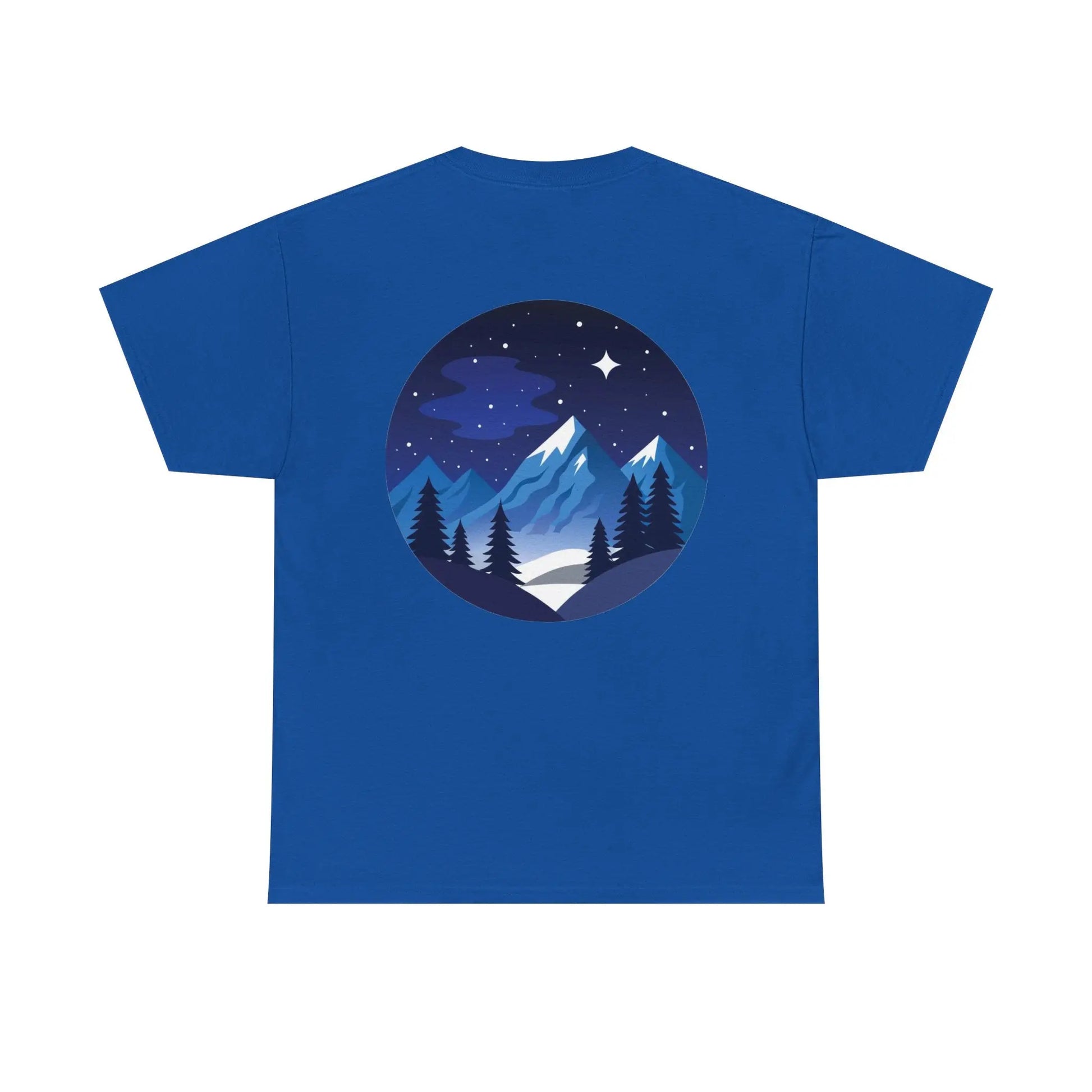 Take Me To The Peak T-Shirt — Mountain Night Graphic Tee Printify