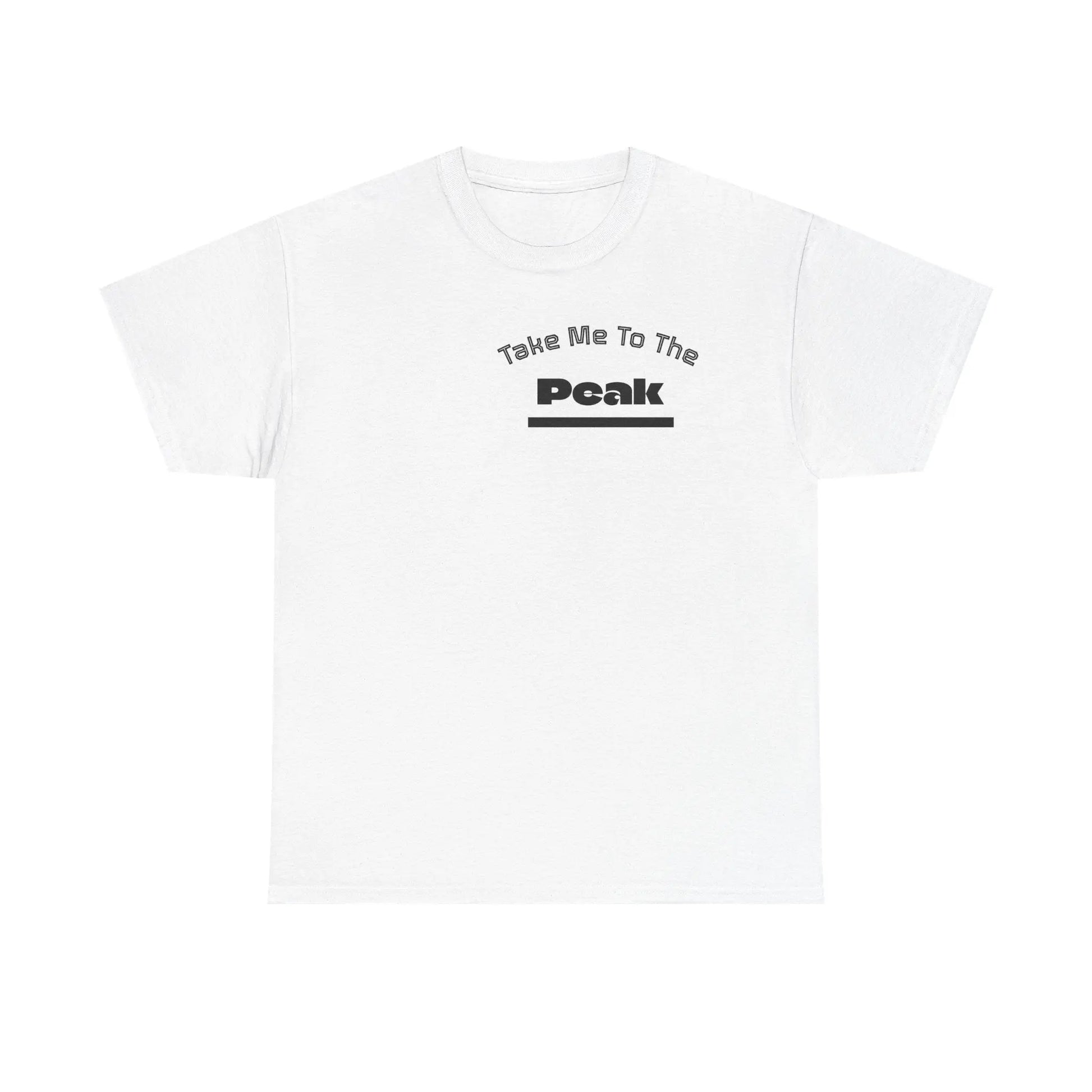Take Me To The Peak T-Shirt — Mountain Night Graphic Tee Printify