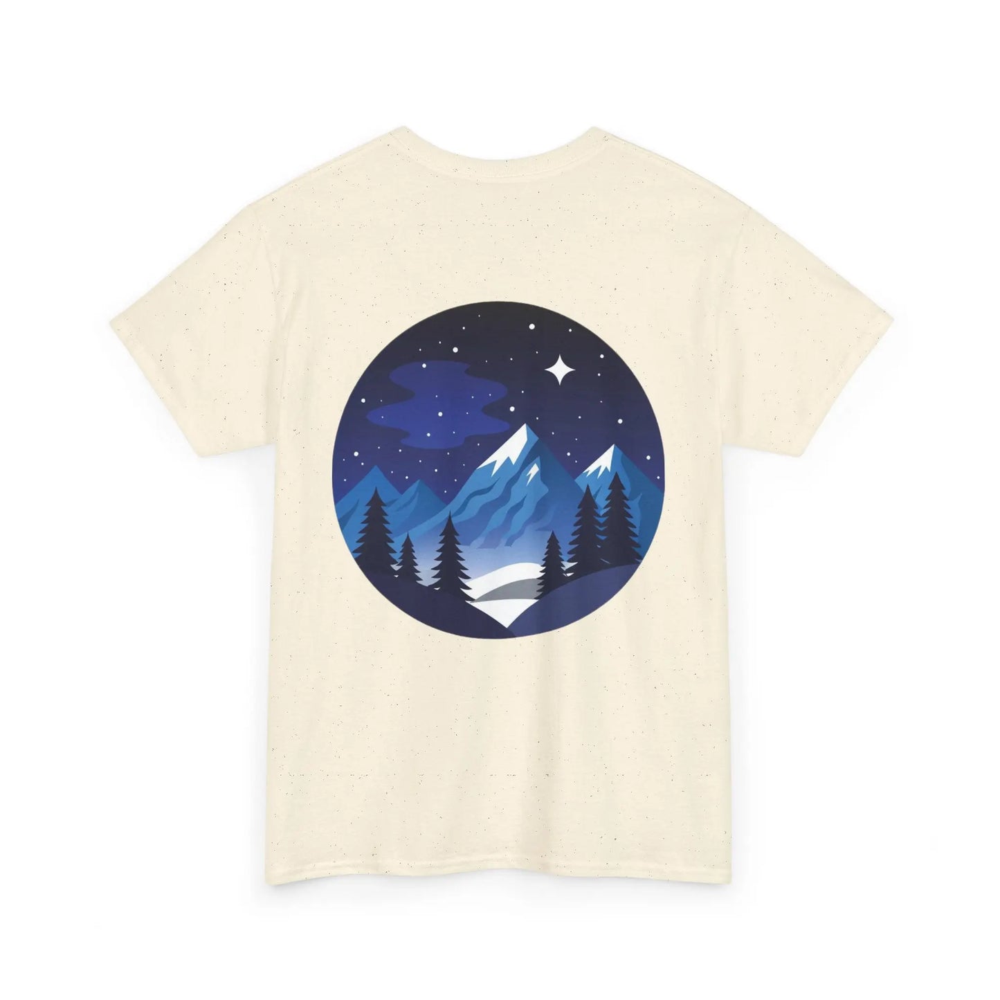 Take Me To The Peak T-Shirt — Mountain Night Graphic Tee Printify