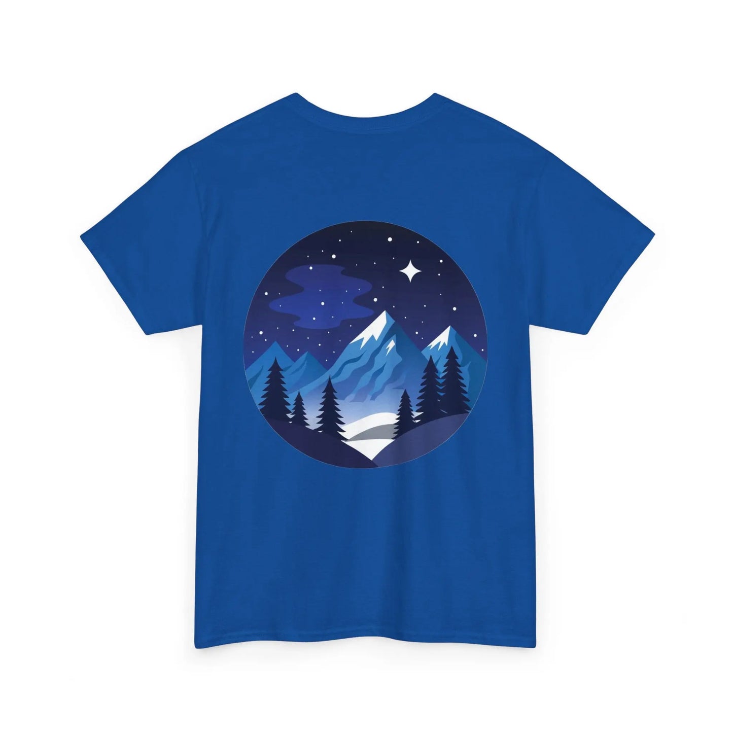 Take Me To The Peak T-Shirt — Mountain Night Graphic Tee Printify