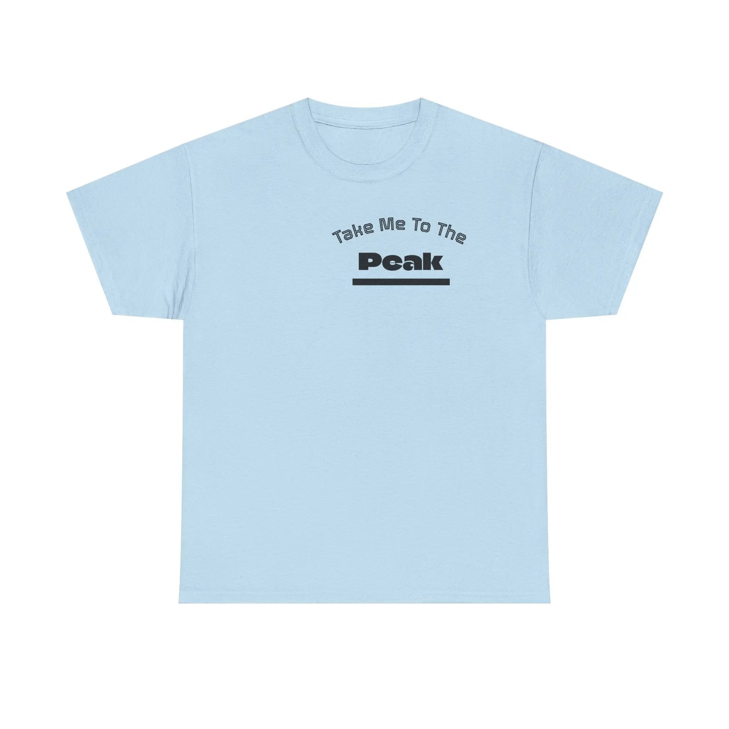 Take Me To The Peak T-Shirt — Mountain Night Graphic Tee Printify
