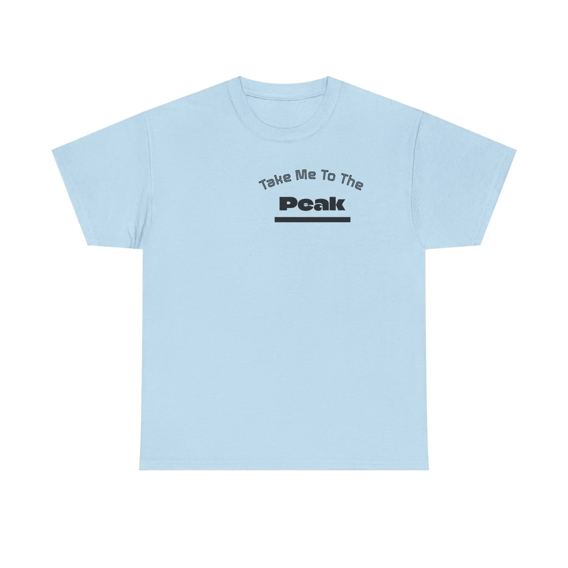 Take Me To The Peak T-Shirt — Mountain Night Graphic Tee Printify