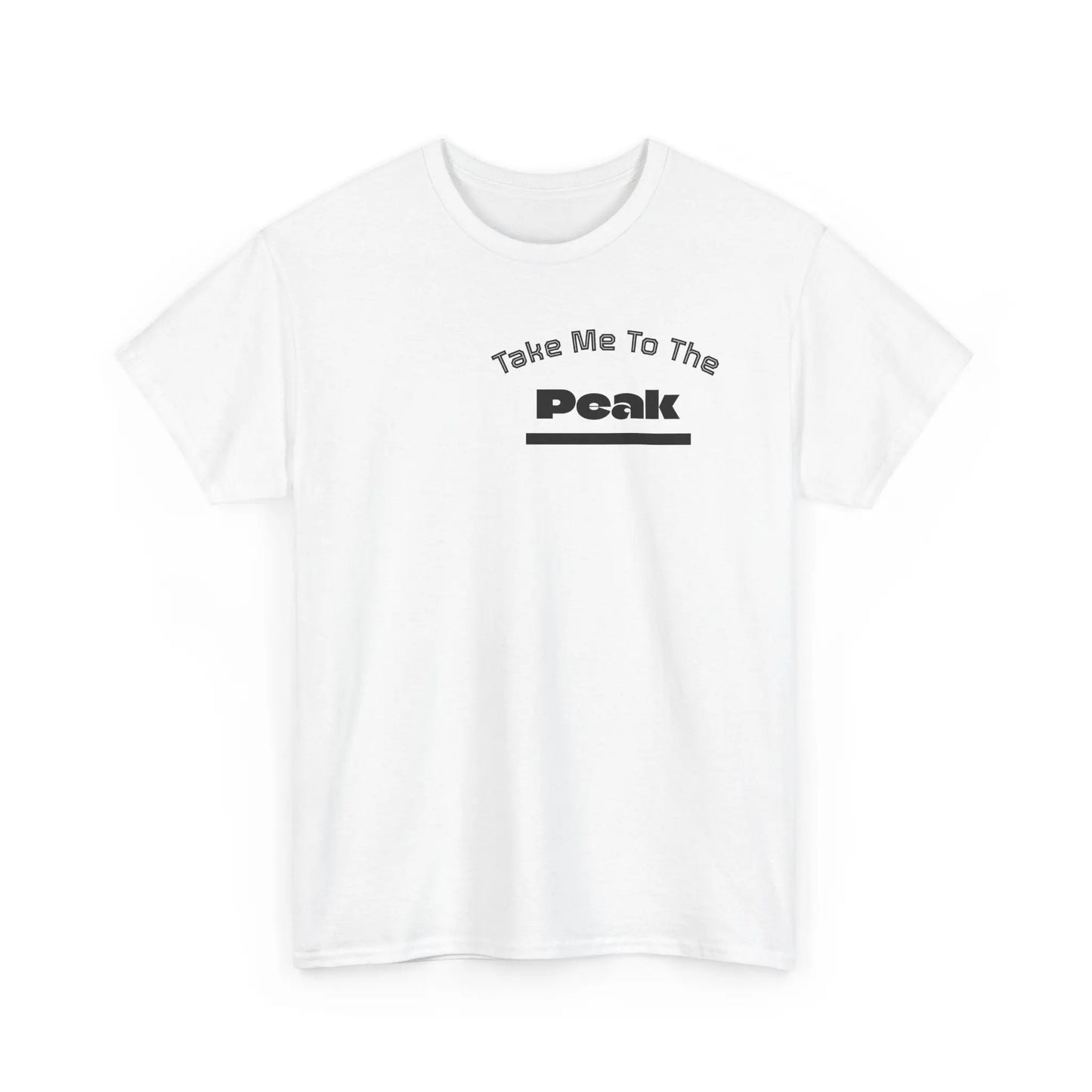 Take Me To The Peak T-Shirt — Mountain Night Graphic Tee Printify
