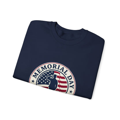 Memorial Day 1776–2026 Crewneck, USA 250 Vintage Distressed Americana Printify