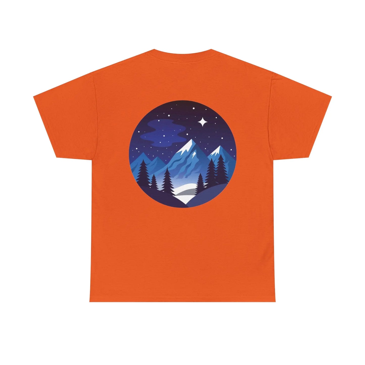 Take Me To The Peak T-Shirt — Mountain Night Graphic Tee Printify