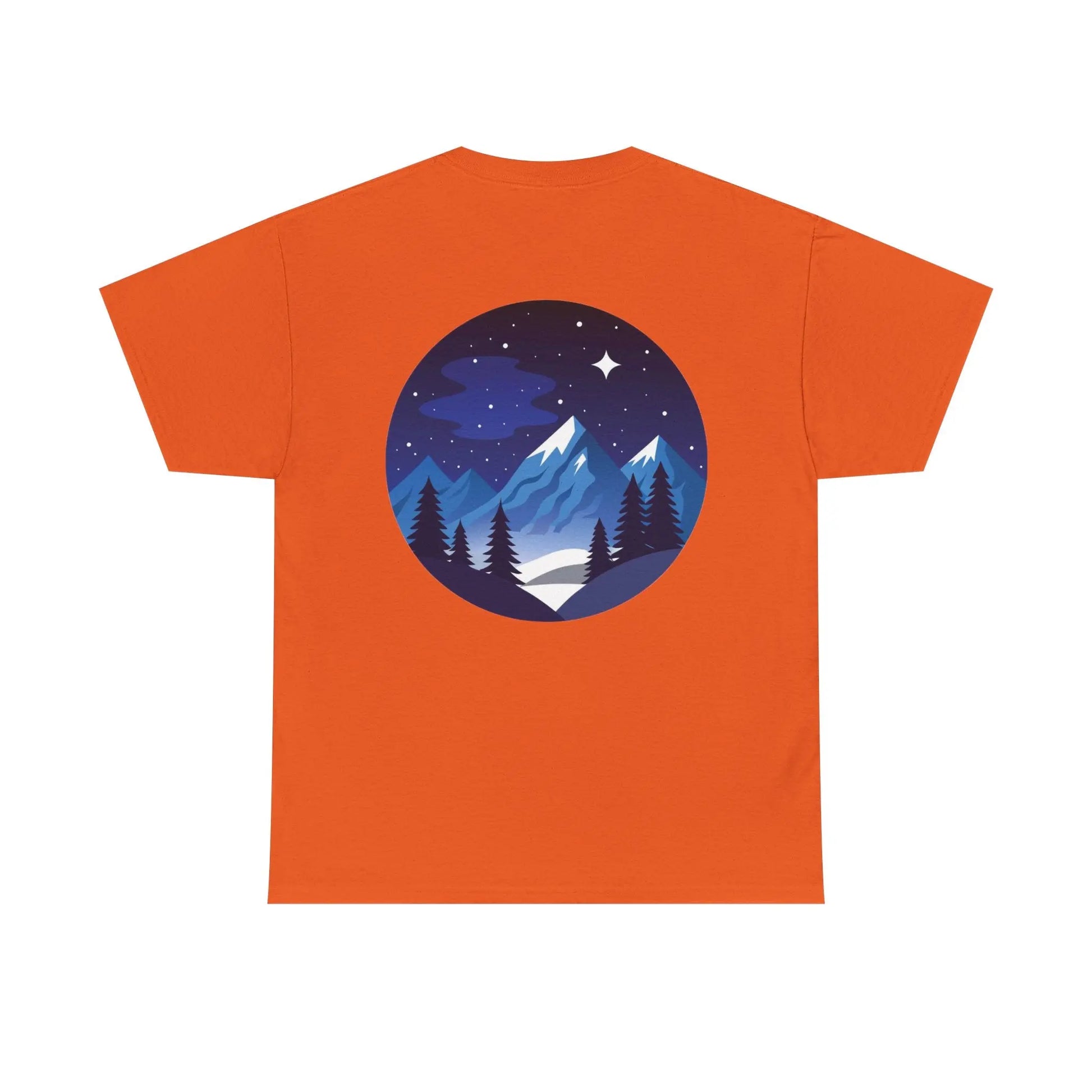Take Me To The Peak T-Shirt — Mountain Night Graphic Tee Printify