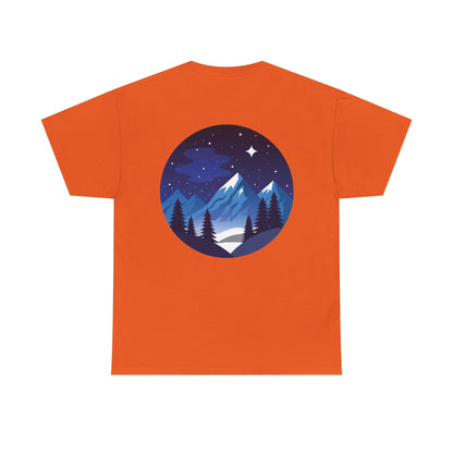 Take Me To The Peak T-Shirt — Mountain Night Graphic Tee Printify