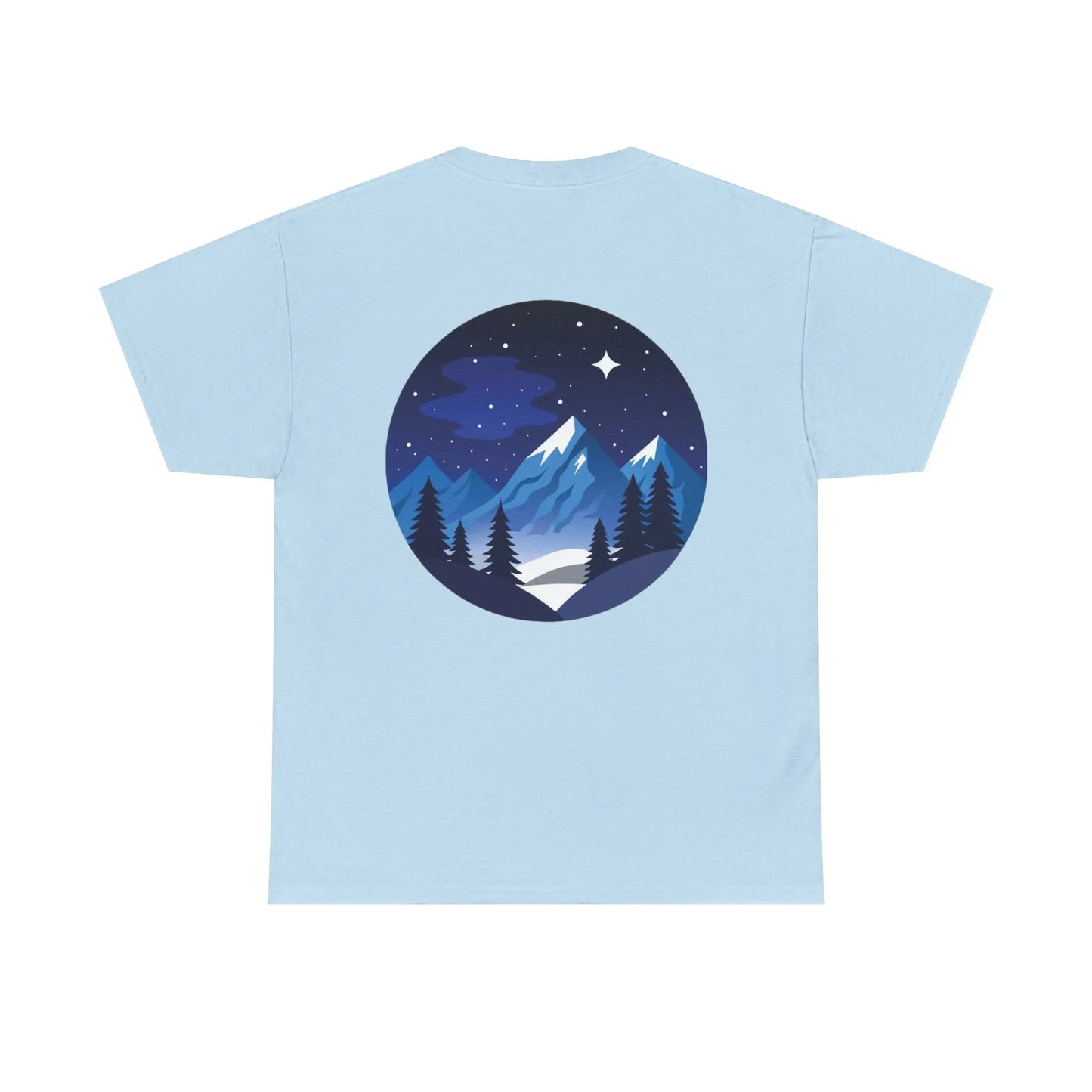 Take Me To The Peak T-Shirt — Mountain Night Graphic Tee Printify