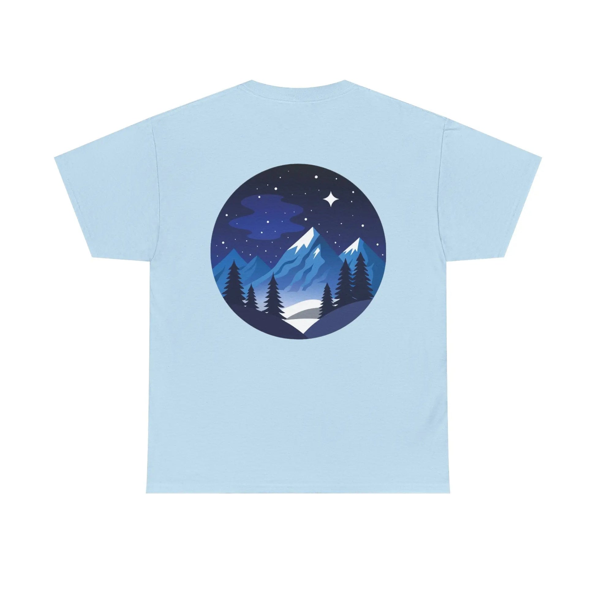 Take Me To The Peak T-Shirt — Mountain Night Graphic Tee Printify