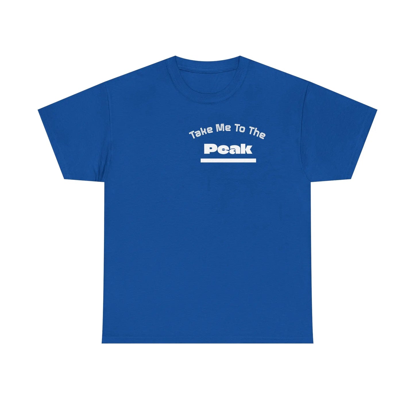 Take Me To The Peak T-Shirt — Mountain Night Graphic Tee Printify