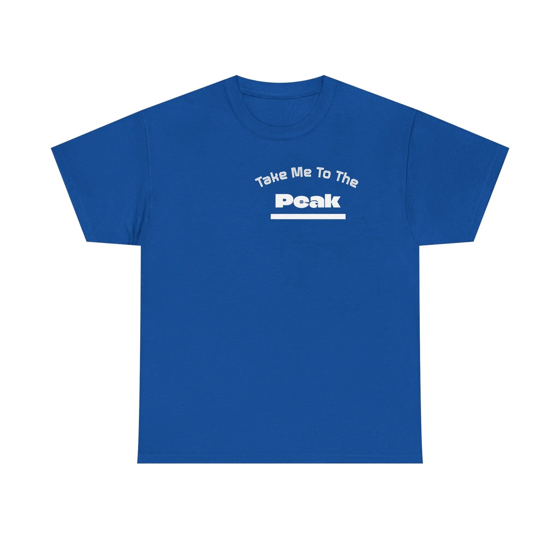 Take Me To The Peak T-Shirt — Mountain Night Graphic Tee Printify