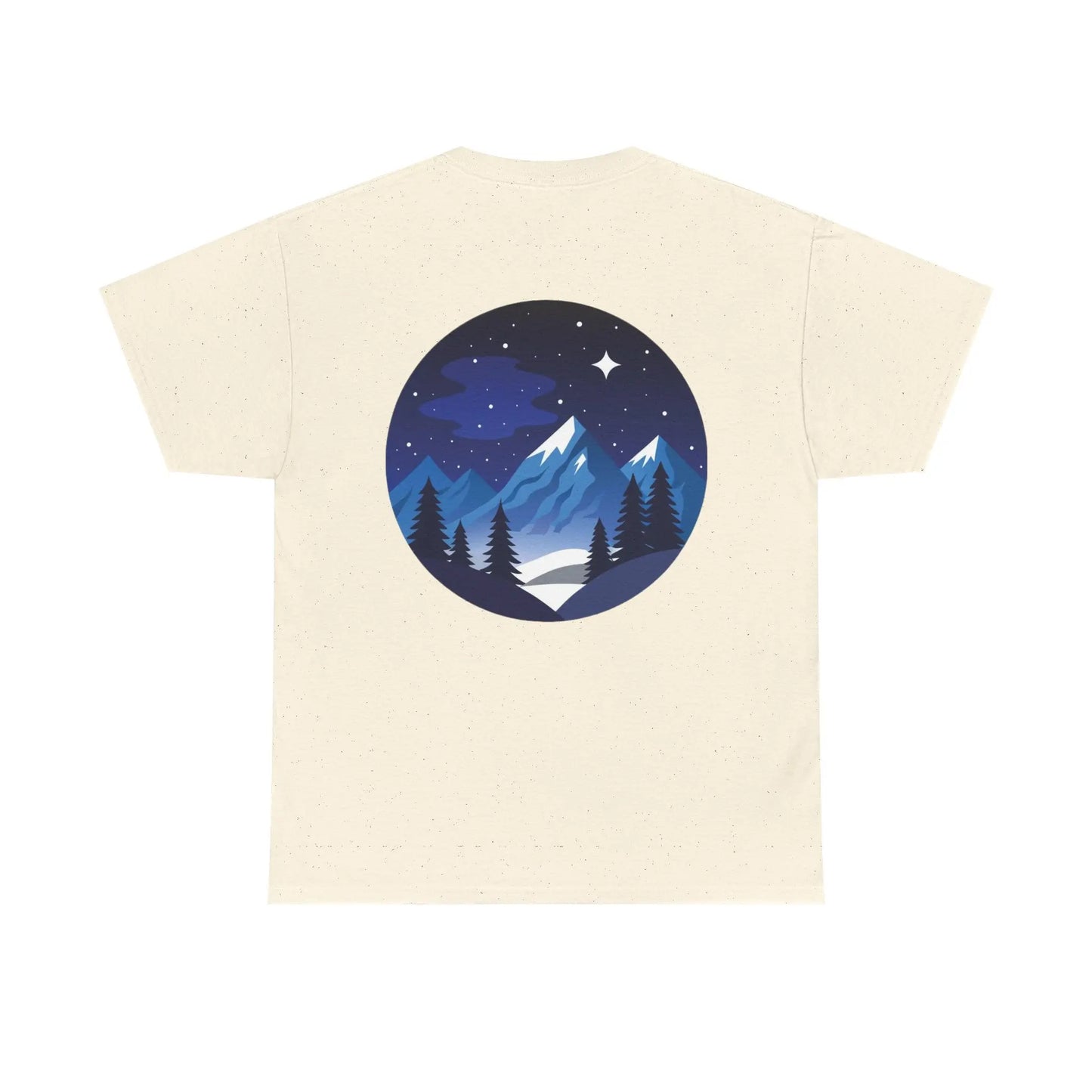 Take Me To The Peak T-Shirt — Mountain Night Graphic Tee Printify