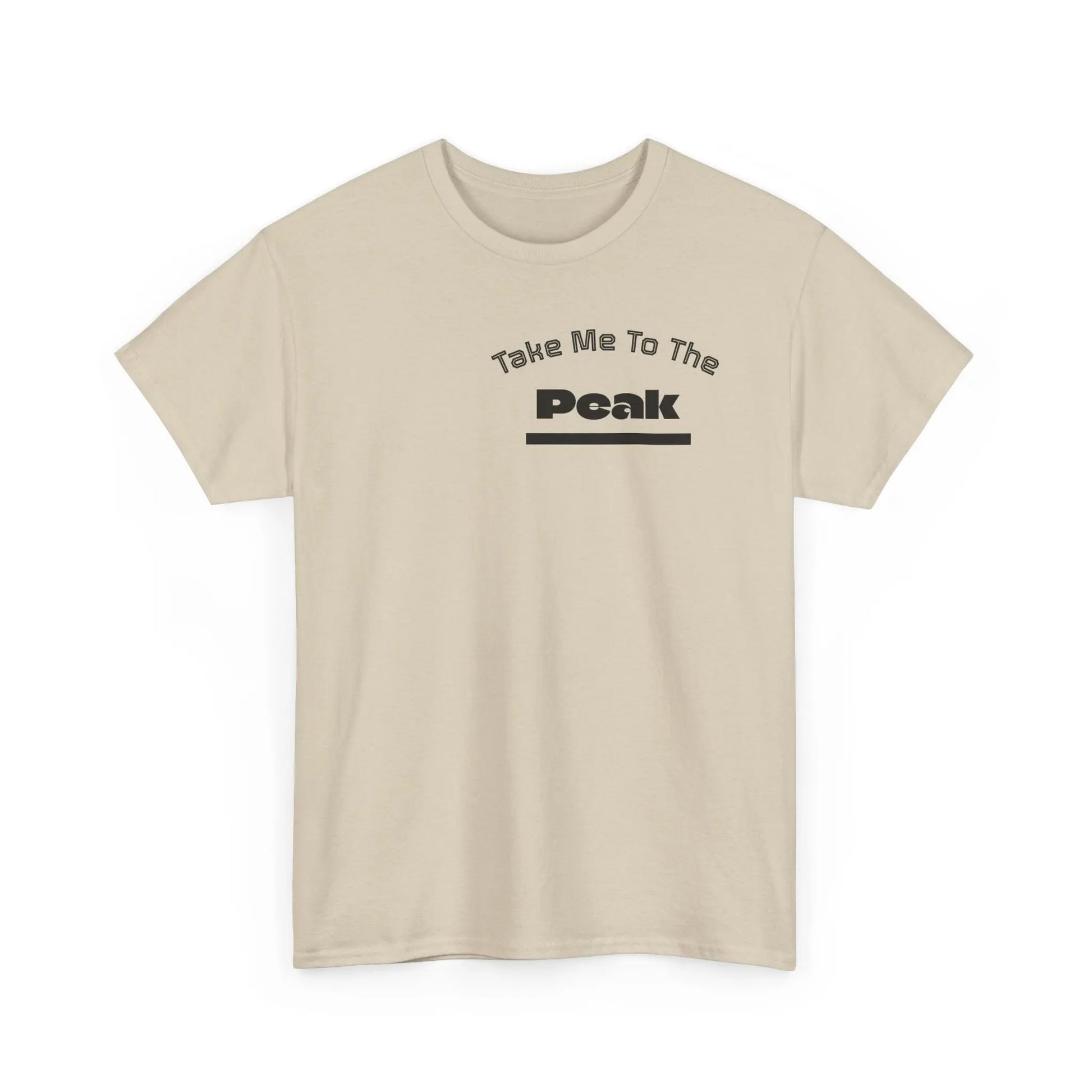 Take Me To The Peak T-Shirt — Mountain Night Graphic Tee Printify