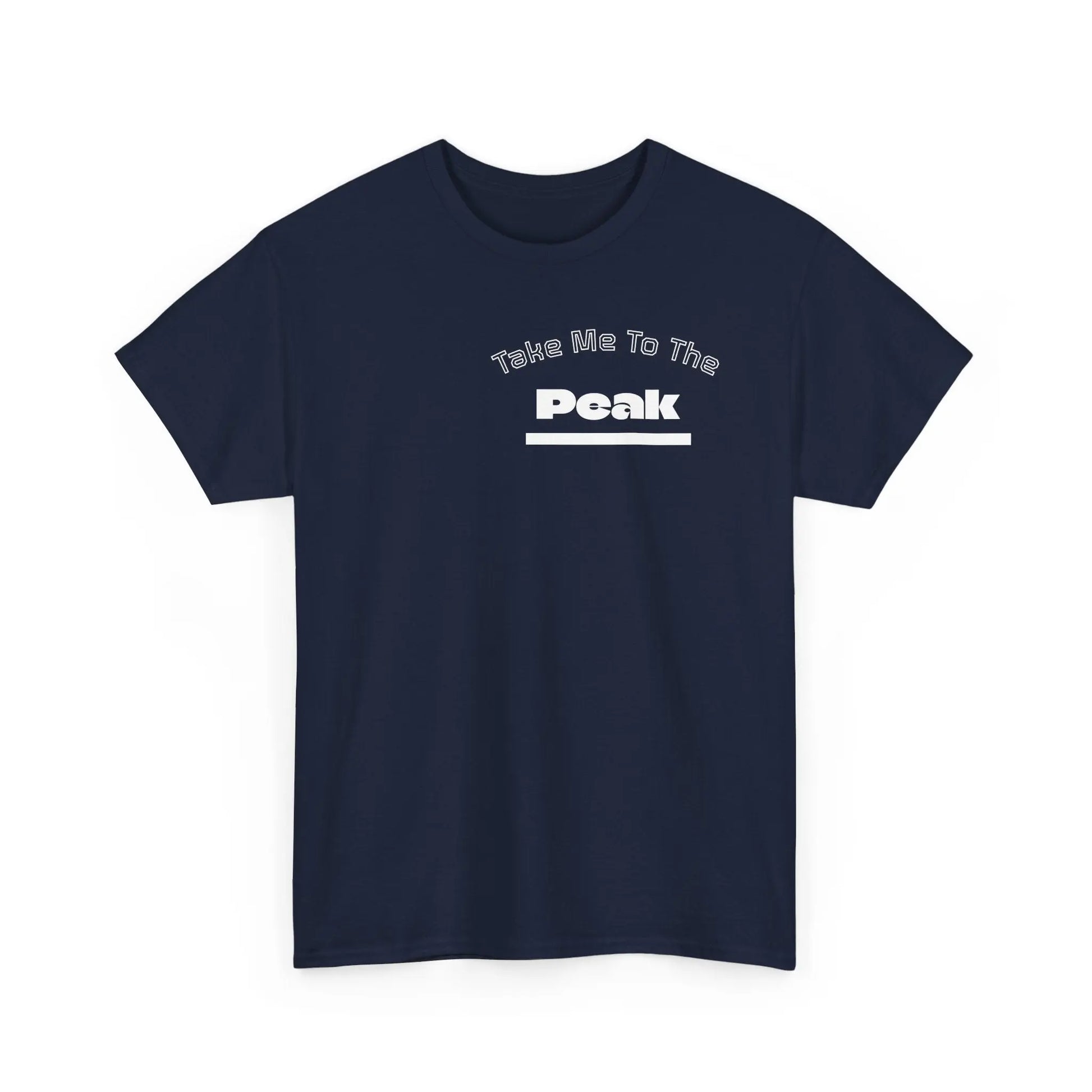 Take Me To The Peak T-Shirt — Mountain Night Graphic Tee Printify