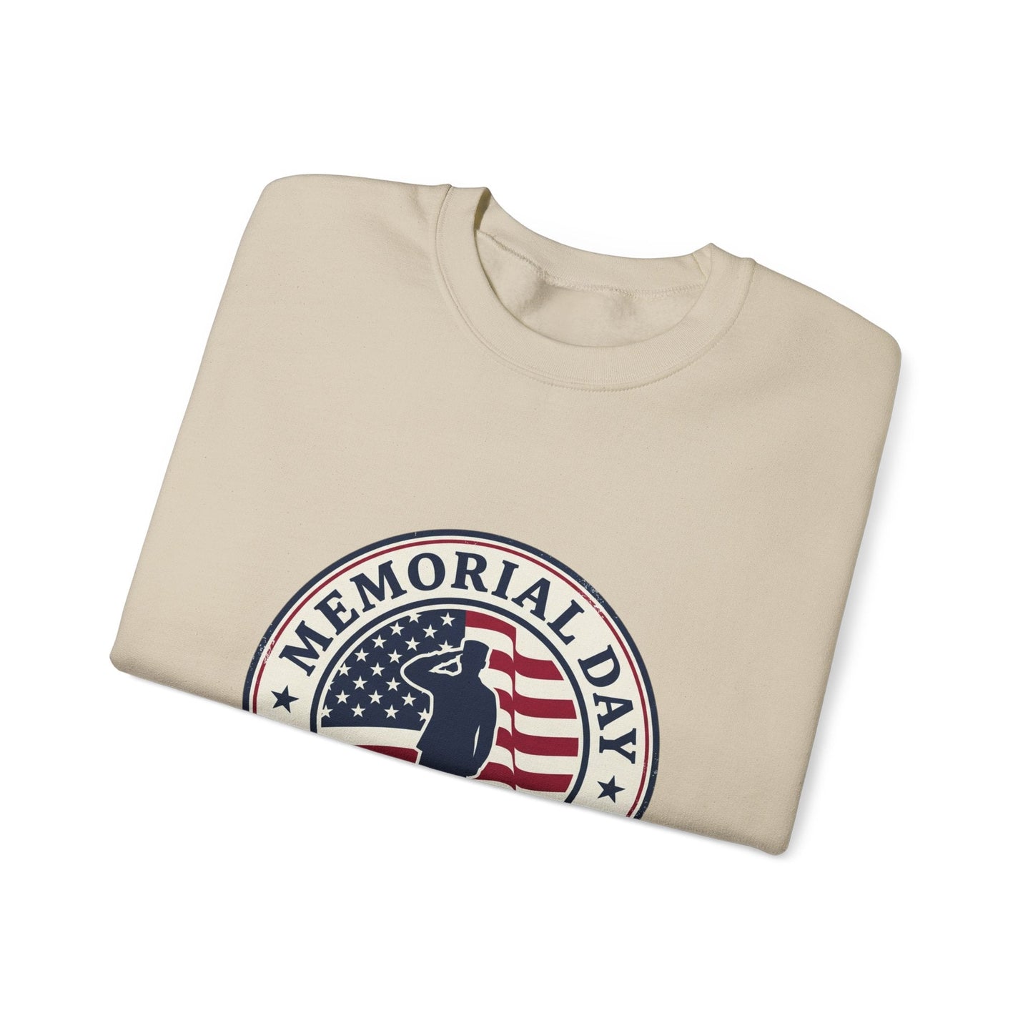 Memorial Day 1776–2026 Crewneck, USA 250 Vintage Distressed Americana Printify