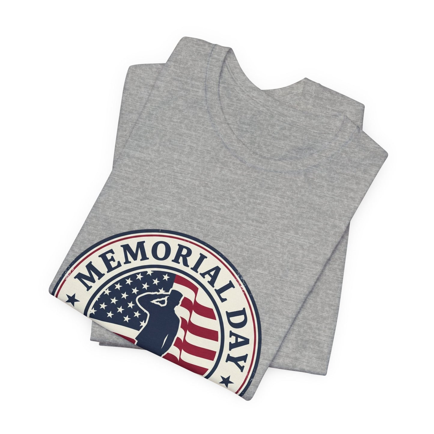 Memorial Day 1776–2026 USA 250 Vintage Distressed Tee | Patriotic Red White Blue Printify